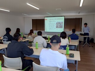 髙見専門普及指導員による講義