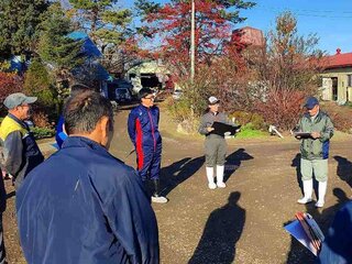 重点地域農場にて現地研修会