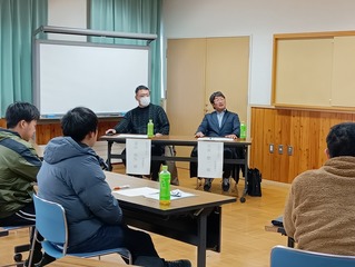 指導農業士のお二人から貴重な経験談をお話しいただきました