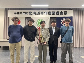 最優秀賞を受賞した常呂町4Hクラブ