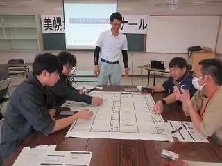 たまねぎの作業体系を、意見交換をしながら完成させました