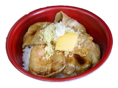 チーズ豚丼