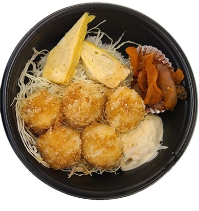 帆立フライ丼
