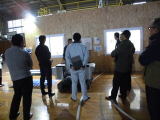 製粉施設の見学（アグリハートセンター）