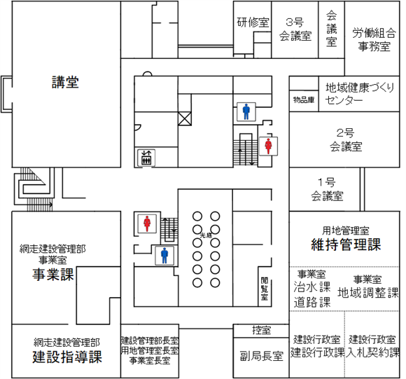 3Fフロア図