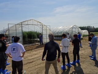 午来主幹から、アスパラガスの栽培方法について詳しく説明がありました。